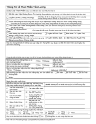 Form F700-146-319 Prevailing Wage Worker Complaint - Washington (Vietnamese), Page 4