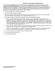 DSHS Form 05-256 Notice of Action Exception to Rule for Afh Daily Rates - Washington (Somali), Page 2