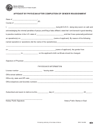Form IOCI12-402 Application for Gender Reassignment - Illinois, Page 2