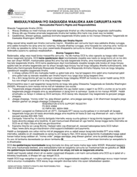 DSHS Form 16-107 SM Noncustodial Parent&#039;s Rights and Responsibilities - Washington (Samoan)
