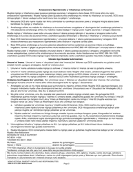 DSHS Form 16-107 KI Noncustodial Parent&#039;s Rights and Responsibilities - Washington (Kirundi), Page 2