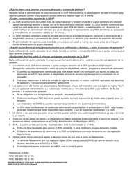 DSHS Formulario 16-195 SP Informacion Sobre Su Rol Como El Representante Identificado Para Facilidades Suplementarias Necesarias (Nsa) - Washington (Spanish), Page 2