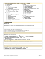 DSHS Form 16-237 Dda Govdelivery Communication Request - Washington, Page 2