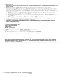 DSHS Form 18-078 Application for Nonassistance Support Enforcement Services - Washington (Polish), Page 4