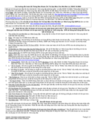 DSHS Form 18-398A VI Vendor / Provider Overpayment Notice - Washington (Vietnamese), Page 2
