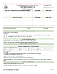 Document preview: DCYF Form 10-474 VI Far Family Assessment - Washington (Vietnamese)