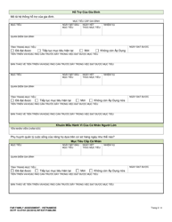 DCYF Form 10-474 VI Far Family Assessment - Washington (Vietnamese), Page 2