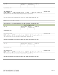 DCYF Form 10-474 VI Far Family Assessment - Washington (Vietnamese), Page 3