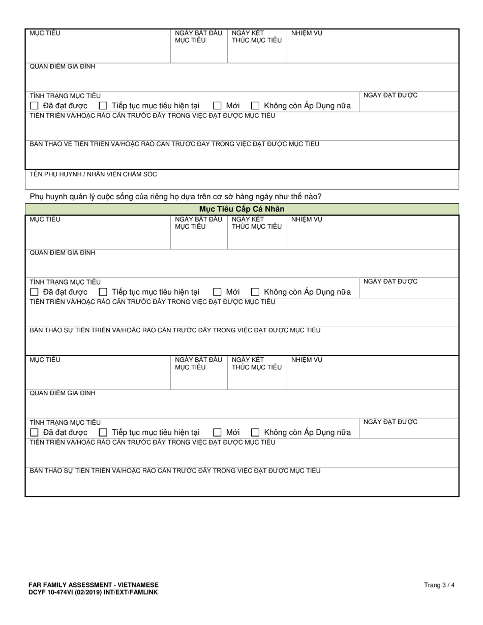 DCYF Form 10-474 VI Far Family Assessment - Washington (Vietnamese), Page 3