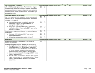 DCYF Form 10-512A Comprehensive Review: Medically Fragile (Mf) Contractor Client File - Washington, Page 4
