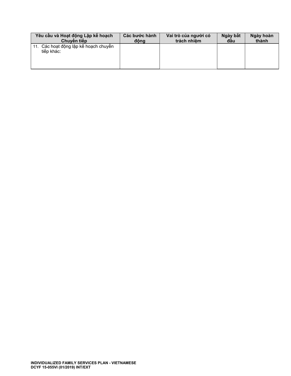 DCYF Form 15-055 Individualized Family Service Plan (Ifsp) - Washington (Vietnamese), Page 14