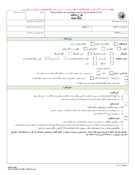 Document preview: DCYF Form 15-209C Visit Plan - Washington (Farsi)