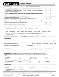 DHHS Formulario 400 DHEC Solicitud De Medicaid Planificacion Familiar - South Carolina (Spanish), Page 4