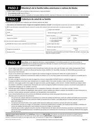 DHHS Formulario 400 DHEC Solicitud De Medicaid Planificacion Familiar - South Carolina (Spanish), Page 5