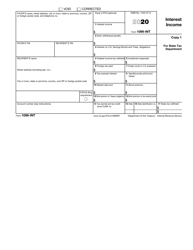 IRS Form 1099-INT &quot;Interest Income&quot;, Page 2