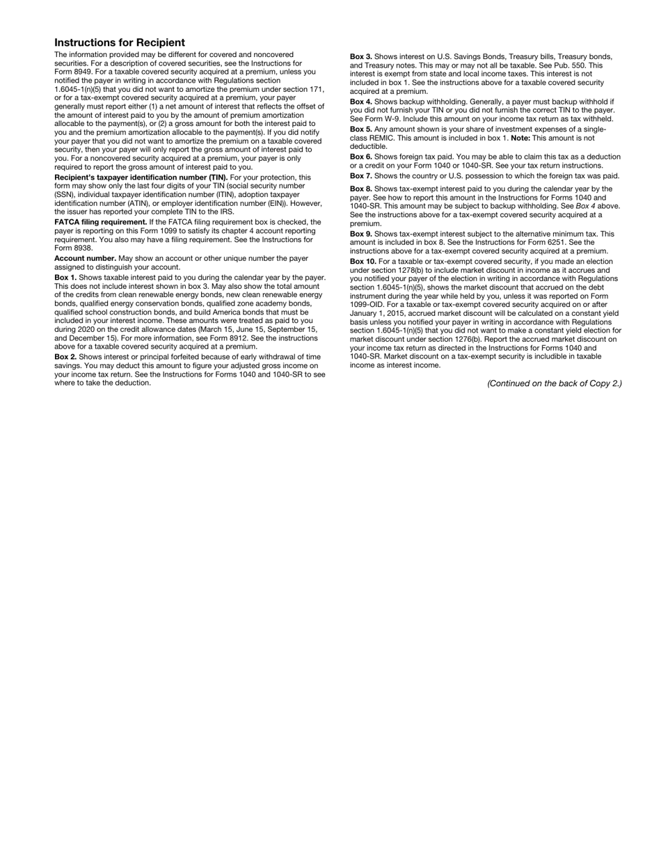 IRS Form 1099-INT Interest Income, Page 4