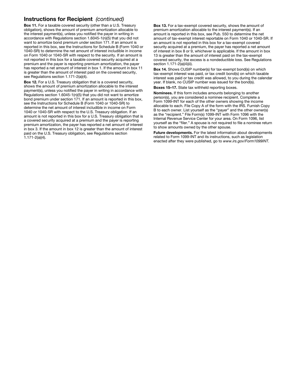 IRS Form 1099-INT Interest Income, Page 6