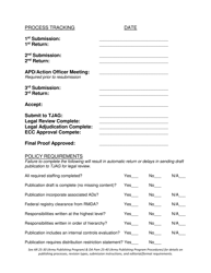 DA Administrative Publications Processing Checklist, Page 2