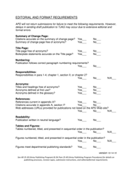 DA Administrative Publications Processing Checklist, Page 3
