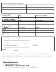 Commercial Loan Application Form - North Star Credit Union, Page 2