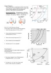 Chemistry Changes of State, Vapor Pressure, &amp; Phase Diagrams Worksheets - 8th Grade, Mr. Kiser, Hill Country Middle School, Page 2