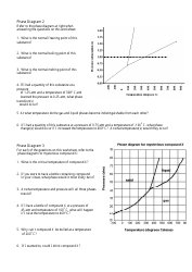 Chemistry Changes of State, Vapor Pressure, &amp; Phase Diagrams Worksheets - 8th Grade, Mr. Kiser, Hill Country Middle School, Page 3