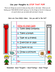 One Time, I Popped Kids&#039; Behavior Monitoring Chart Template, Page 2