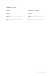Service Contract Template, Page 3