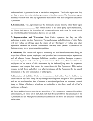 Consulting Agreement Template, Page 2
