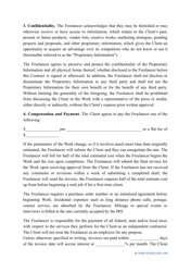 Freelance Contract Template, Page 2