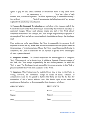 Freelance Contract Template, Page 3