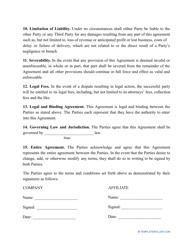 Marketing Agreement Template, Page 3