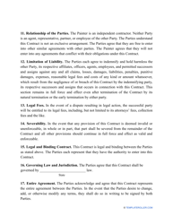 Painting Contract Template, Page 3