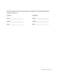 Painting Contract Template, Page 4