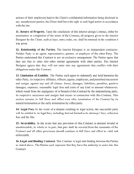 Interior Design Contract Template, Page 3