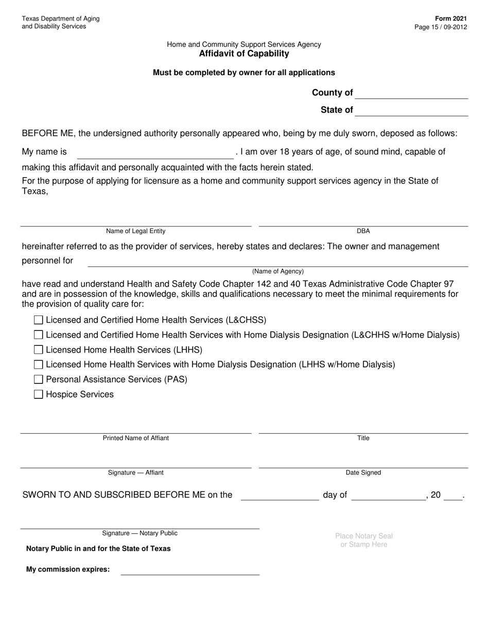 Form 2021 - Fill Out, Sign Online and Download Printable PDF, Texas ...