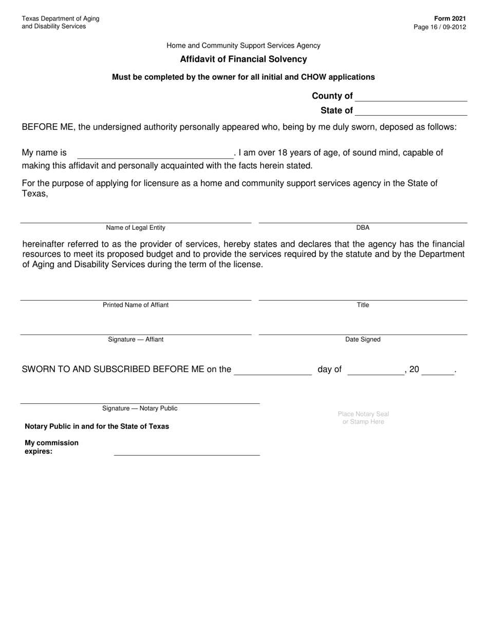 Form 2021 - Fill Out, Sign Online And Download Printable Pdf, Texas 