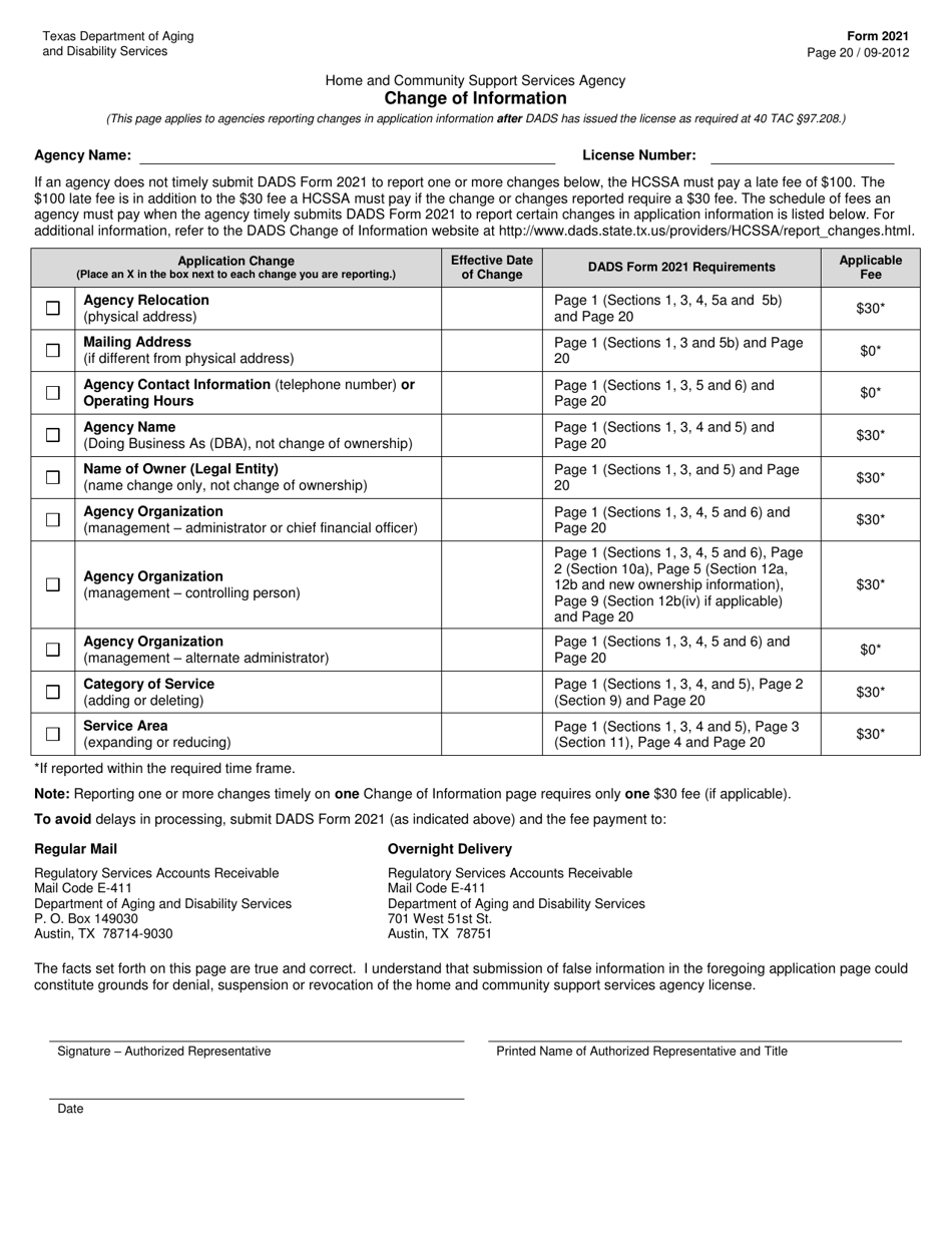 Form 2021 Fill Out, Sign Online and Download Printable PDF, Texas