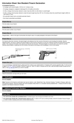 Form RCMP GRC5589E &quot;Non-resident Firearm Declaration&quot; - Canada, Page 2