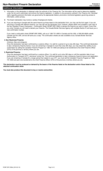 Form RCMP GRC5589E &quot;Non-resident Firearm Declaration&quot; - Canada, Page 4