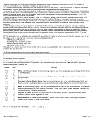 Form CMS100 Examining/Employment Application - Illinois, Page 5