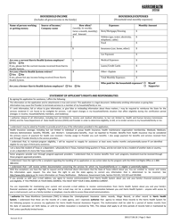 Texas Application for Financial Assistance Download Printable PDF | Templateroller