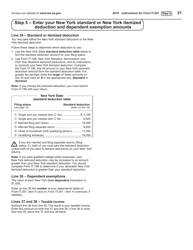 Instructions for Form IT-201, IT-195, IT-201-ATT - New York, Page 21