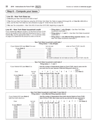 Instructions for Form IT-201, IT-195, IT-201-ATT - New York, Page 22