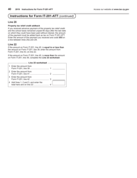 Instructions for Form IT-201, IT-195, IT-201-ATT - New York, Page 40