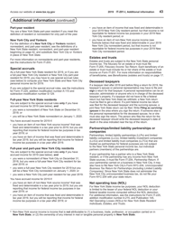 Instructions for Form IT-201, IT-195, IT-201-ATT - New York, Page 43