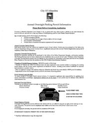 Annual Overnight Parking Permit Application - City of Alhambra, California, Page 2