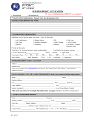 Building Permit Application - Martin County, Florida