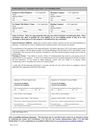 Building Permit Application - Martin County, Florida, Page 2