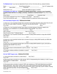Form 508 Food Stamp/Medicaid/TANF Renewal Form - Georgia (United States), Page 4